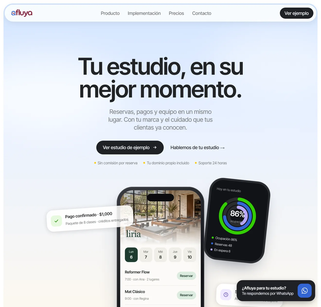 Portada de afluya.com
