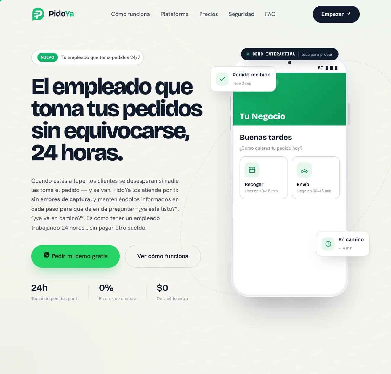 Portada de PidoYa